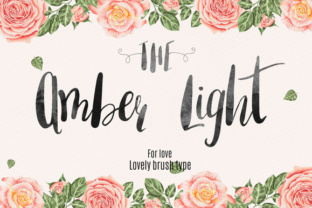 Amber Light: A Script Font for Modern Digital Design