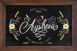 Aysheea Script Font for Small Business Branding