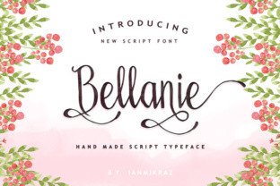Bellanie: A Romantic Script Font for Rustic Craft Projects