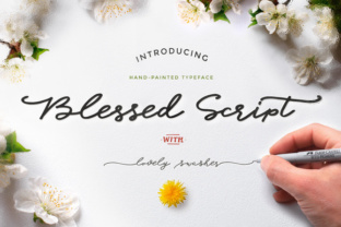 Blessed Script: A Handwritten Typeface for Modern Branding
