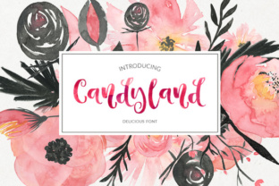 Candyland Font Review: A Playful Script for Editorial Design