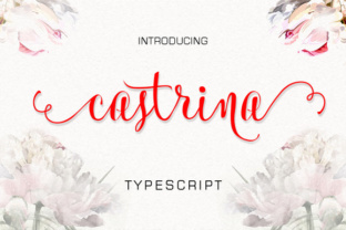 Castrina: A Handwritten Script Font for Elegant Web Design