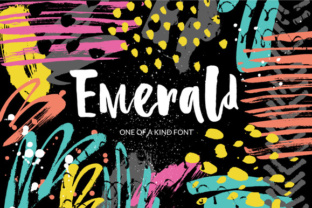 Emerald Brush Font for Editorial Design