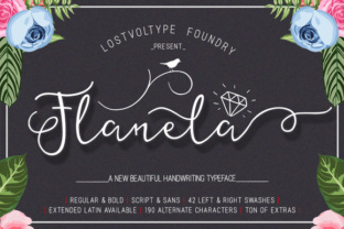 Flanela: A Beautiful Calligraphy Typeface for Editorial Design