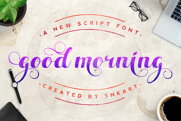 Good Morning Font: A Fresh Take on Modern Script Typography