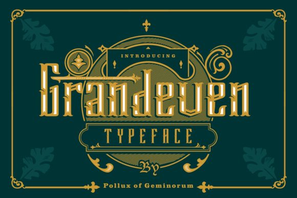 Grandeven Typeface for Editorial Design