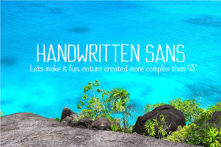 Handwritten Sans: A Playful Font for Editorial Design