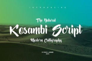 Kosambi Script Font for Elegant Branding and Logotypes