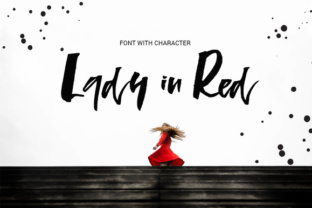 Lady in Red: A Bold Script Handwritten Font for High-Energy Branding