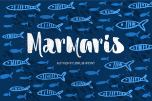 Marmaris: A Playful Brush Font for Editorial Design
