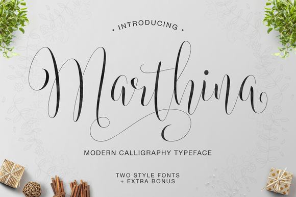 Marthina Typeface Review: Elevating Brand Identity with Aristocratic Script