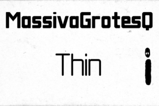 Massiva Grotesq Thin: A Clean Typeface for Modern Campaigns