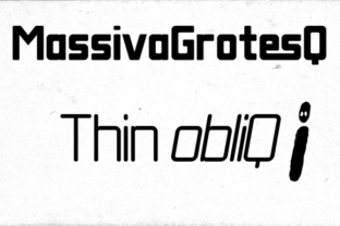 Massiva Grotesq Thin Obliq: A Typeface That Elevates Campaign Design