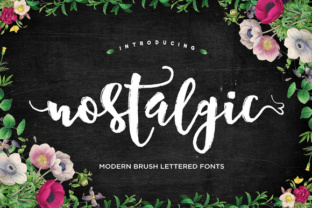 Nostalgic Script Typeface for Editorial Design