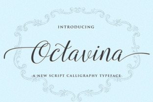 Octavina: A Handwritten Script Font for Powerful Branding