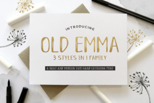 Old Emma Fonts: A Charming Typeface for Crafters and Sellers
