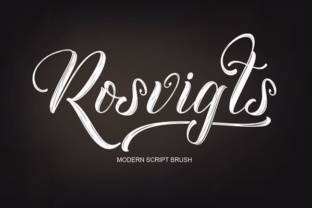 Rosvigts Brush Font: A Modern Handwritten Typeface for Campaigns