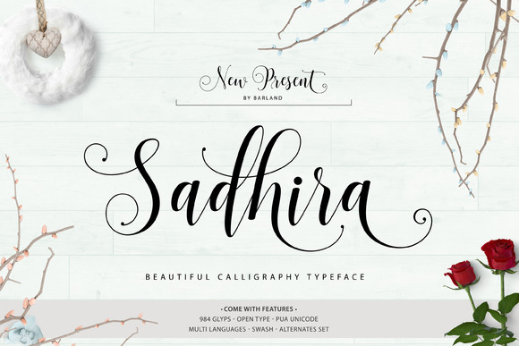 Sadhira Script: A Modern Handwritten Font for Editorial Design