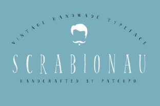 Scrabionau Font: A Playful Slab Serif for Polished Branding
