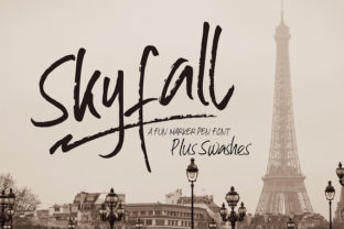 Skyfall Font: A Quirky Script for Creative Branding