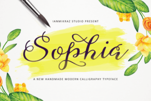 Sophia Script Handwritten Font for Summer Branding and Product Labels
