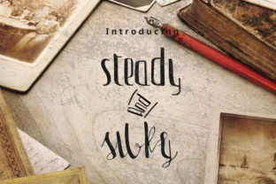 Steady Silky: A Handmade Script Font for Beautiful Craft Projects