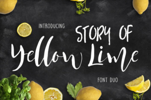 Story of Yellow Lime Font: A Script for Memorable Branding