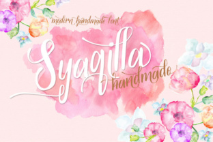 Syaqilla Handmade: A Modern Pen Script for Brand Identity